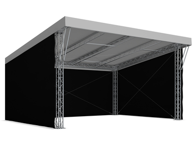 Obr 6.2.1 Dočasné zastřešení MR0_6 x 8 m