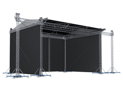 Obr 6.2.7 Dočasné zastřešení MR2K_10 x 8; 15 x 12 m