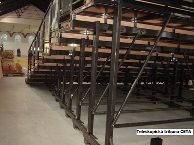 Obr 4.1.8 Teleskopická tribuna